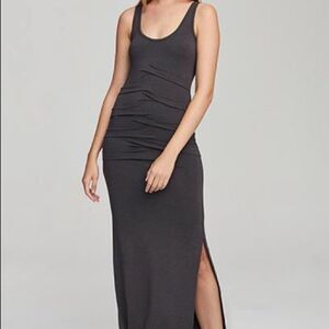 Dubai ruched bodycon tank top Maxi dress medium 8/10